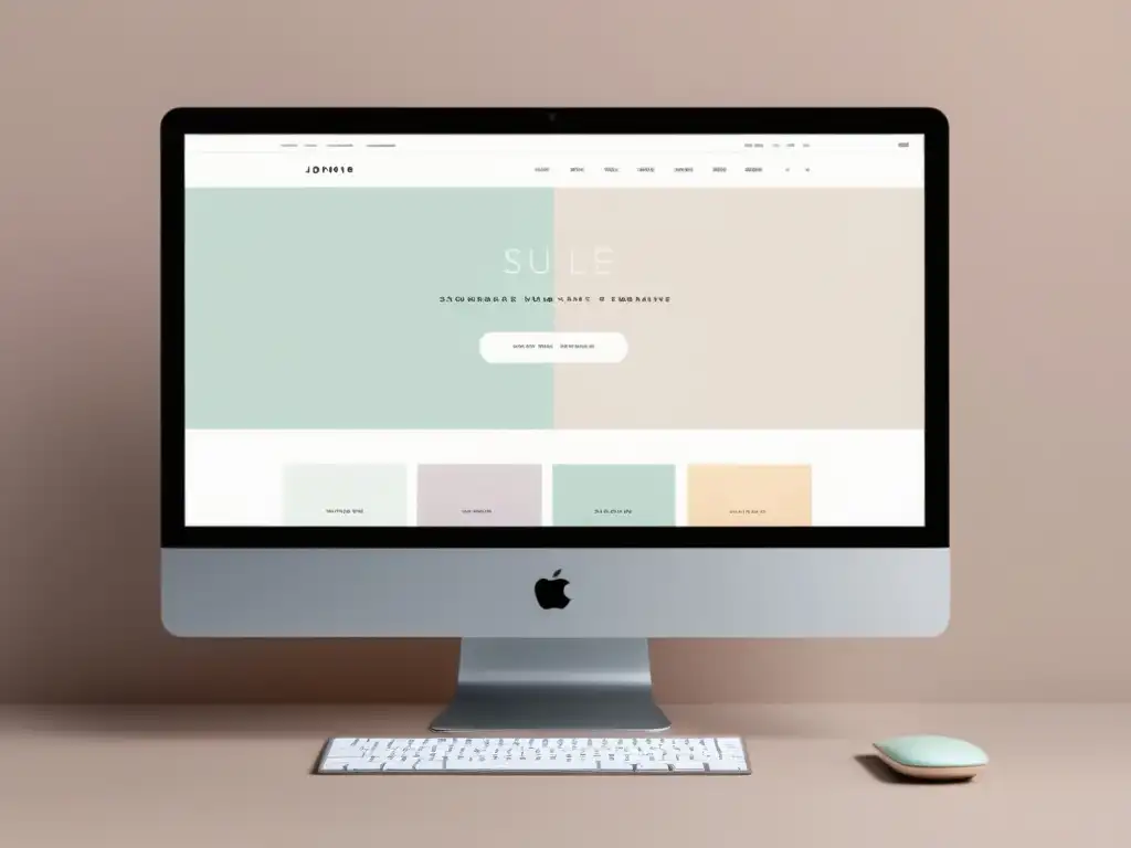 Interfaz de ecommerce moderna y eficiente en pantalla Captura de pantalla de un ecommerce ligero para sistemas BSD, con diseño minimalista y eficiente navegación