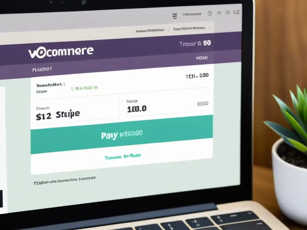 Captura de pantalla de integración perfecta del plugin de Stripe for WooCommerce en un sitio web de WordPress