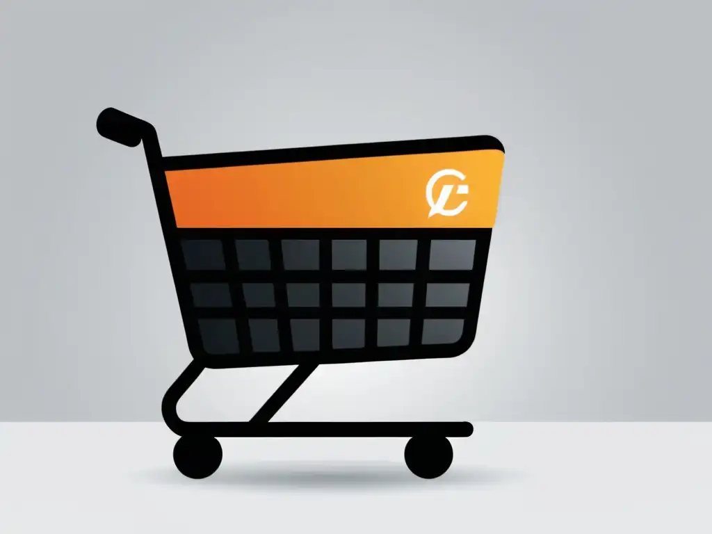 Un carrito de compras virtual lleno de productos con el interfaz del plugin de upsell y crosssell