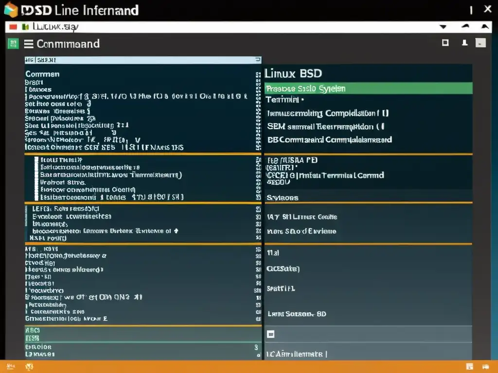 Comparativa compiladores Linux y BSD: Imagen minimalista de interfaces de línea de comandos con compilación de código en tiempo real