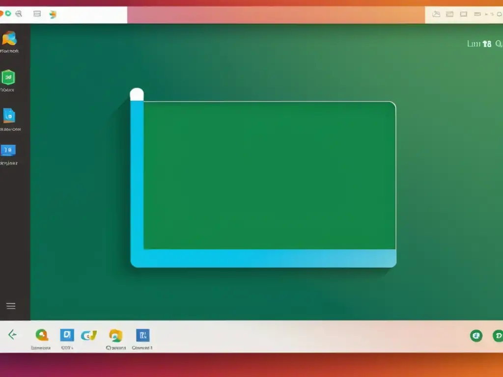 Comparativa desarrollo aplicaciones gráficas Linux: Imagen minimalista de pantalla mostrando diferencias entre aplicaciones GTK y Qt en entorno Linux