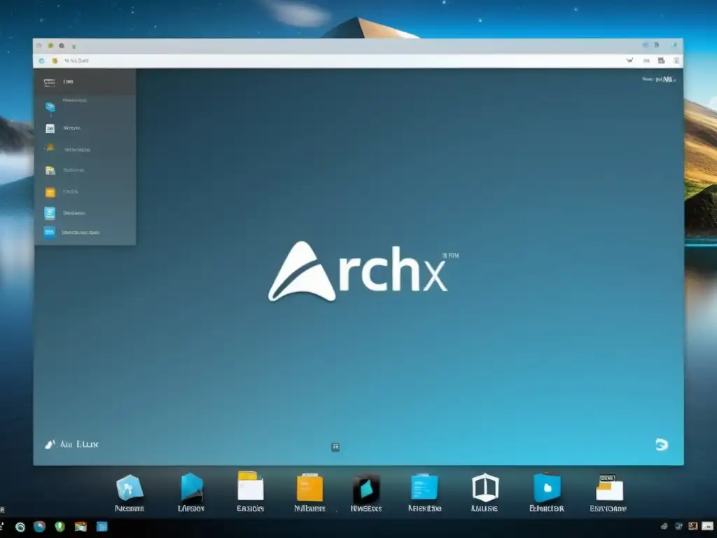 Comparativa de interfaz entre Arch Linux y otras distribuciones populares, destacando la minimalista y personalizable de Arch