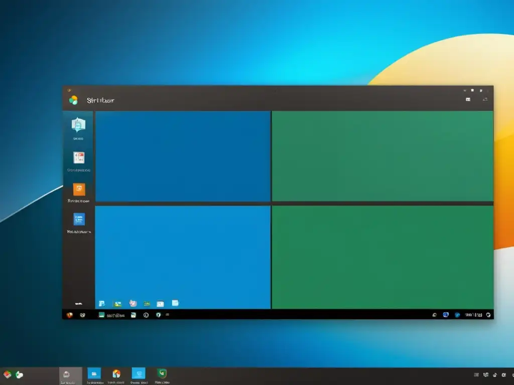 Comparación Linux vs Comparativa Linux Windows sistemas operativos: Detalle visual de ambas interfaces, invitando a comparar y elegir