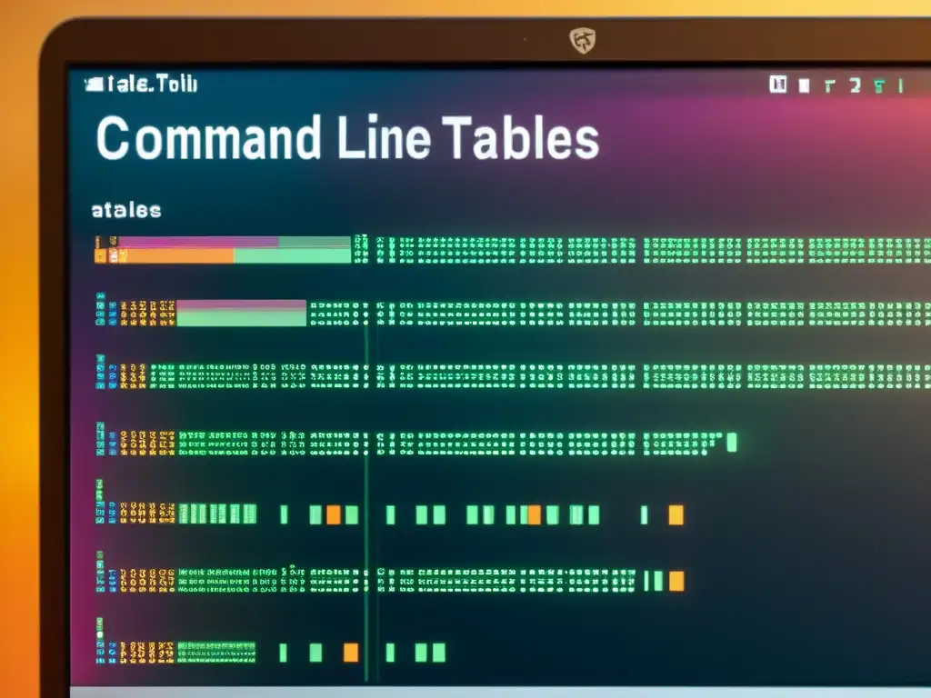 Compleja configuración segura de iptables y nftables en Linux, con comandos detallados en la interfaz de línea de comandos