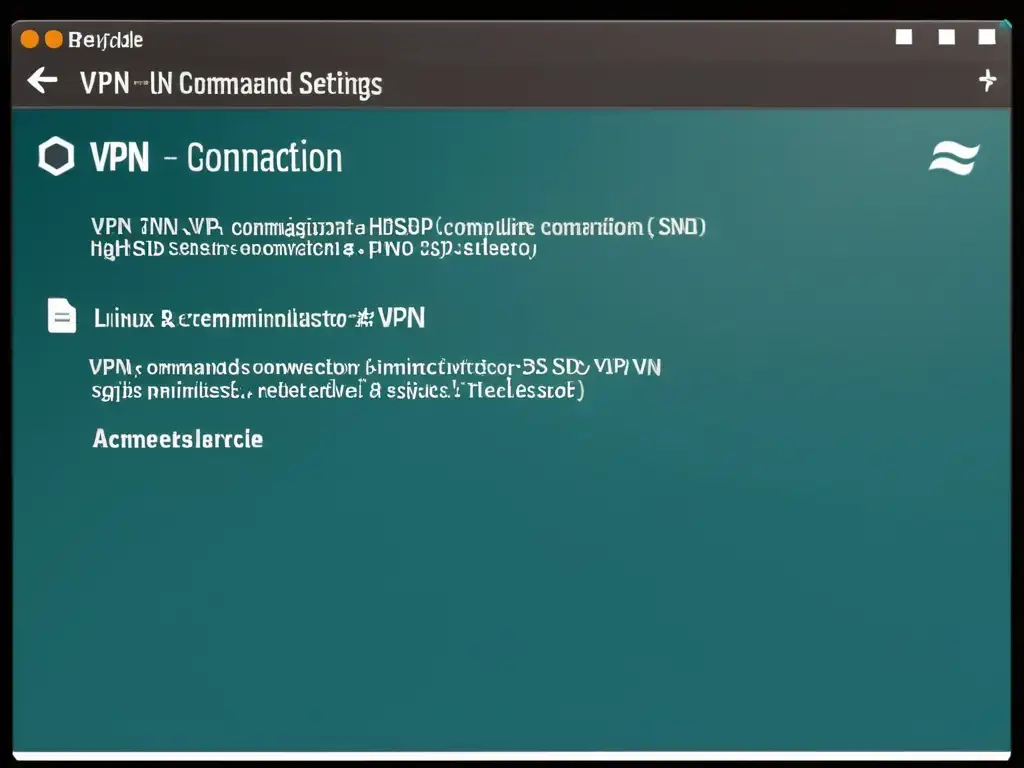 Configuración de VPN en Linux y BSD: terminal de comandos mostrando las mejores prácticas