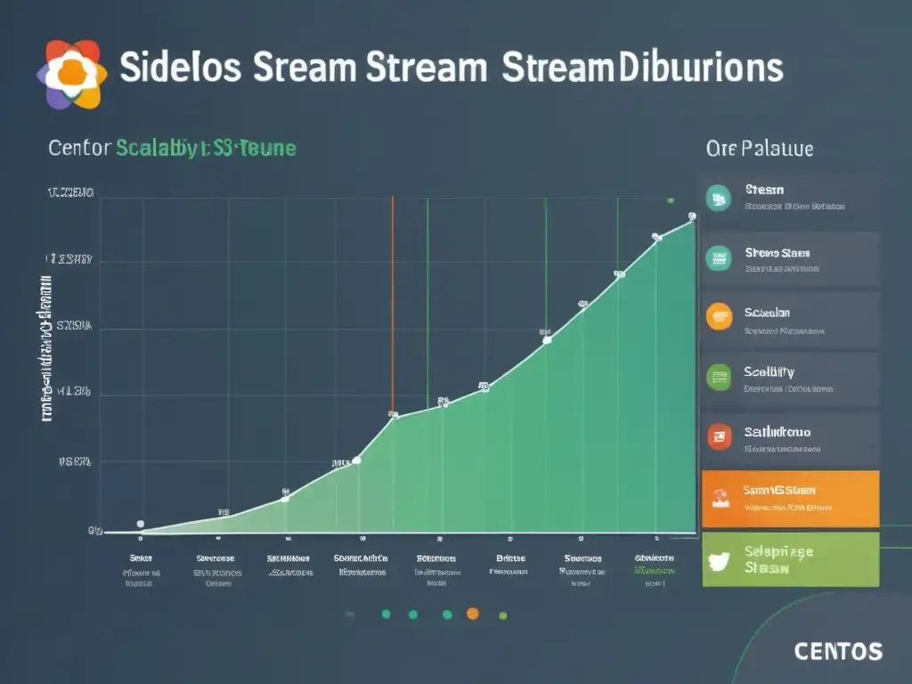 Comparación detallada de CentOS Stream con otras distribuciones empresariales líderes en un diseño minimalista y profesional