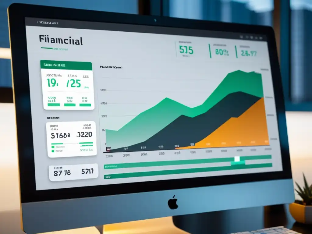 Interfaz financiera ultradetallada: ¡Eficiencia y sofisticación para BSD!  Detallada interfaz financiera minimalista en monitor de alta resolución, exuda profesionalismo y eficiencia