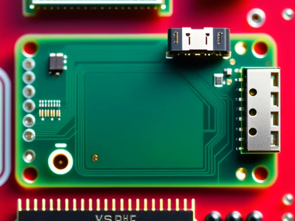 Detalle de circuito de Raspberry Pi para minería de criptomonedas con sistemas alternativos