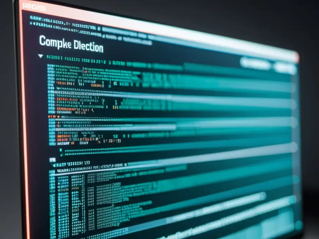 Análisis de Malware: Código Detallado en Pantalla Detalle de código informático relacionado con herramientas AntiMalware para Linux, mostrando un diseño minimalista y profesional