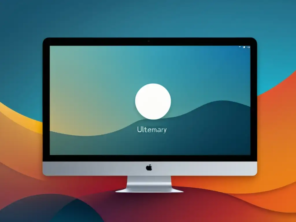 Detalle del interfaz de escritorio de Elementary OS, resaltando su diseño minimalista y funcional