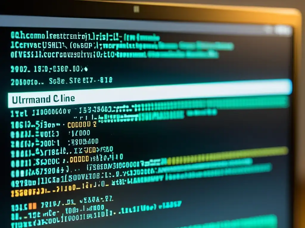 Detalle impresionante de la pantalla de un ordenador con código relacionado a la gestión de parches en sistemas alternativos