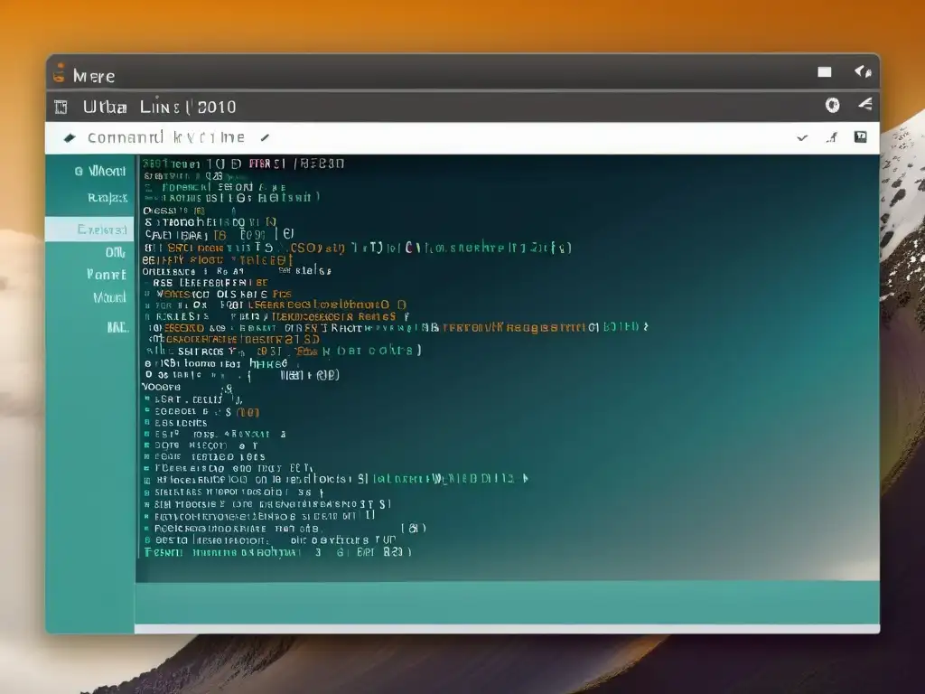 Detalle de la interfaz de línea de comandos en Gentoo Linux, mostrando la personalización extrema y el manejo meticuloso del sistema