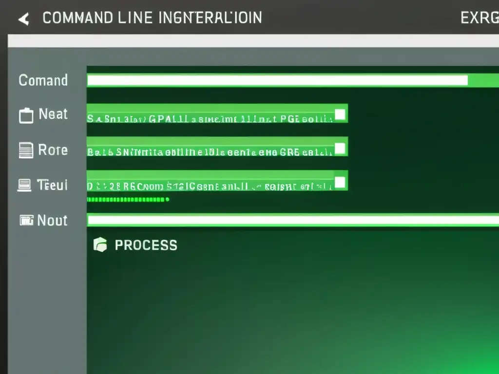 Detalle de la interfaz de línea de comandos en Linux, mostrando el proceso de encriptación con GPG