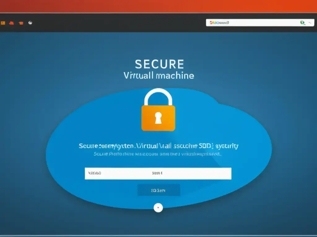 Detalle de la interfaz de máquina virtual segura en BSD, mostrando funciones de seguridad y configuración