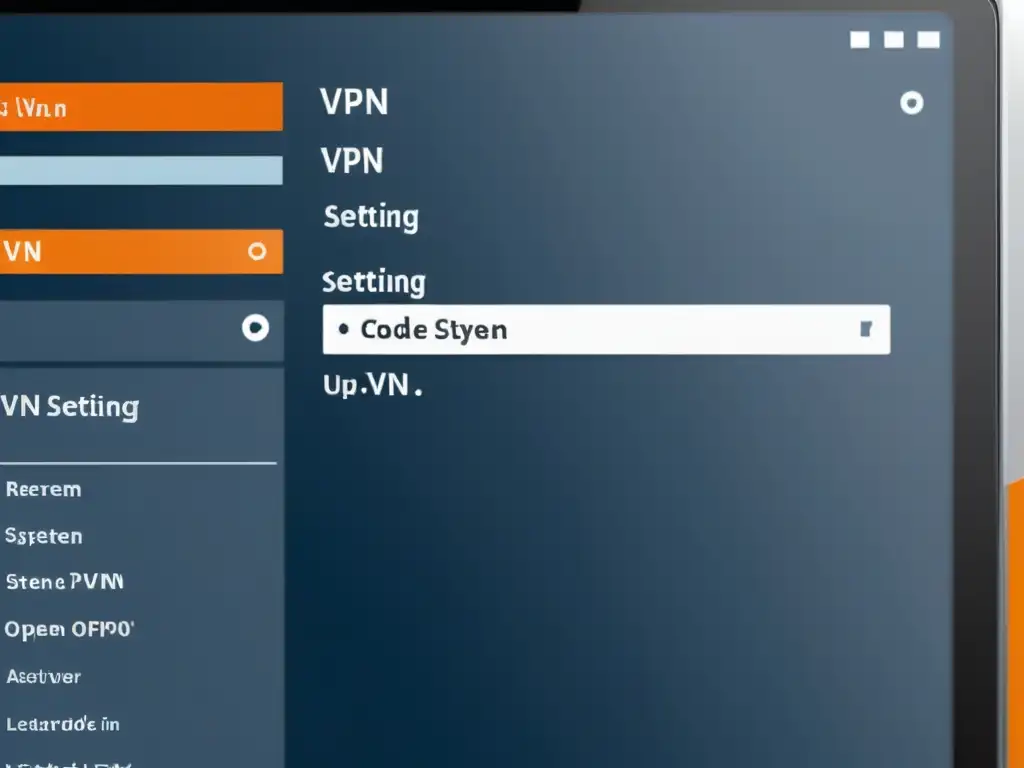 Detalle de configuración de VPN privada con OpenVPN en Linux, en pantalla nítida y detallada