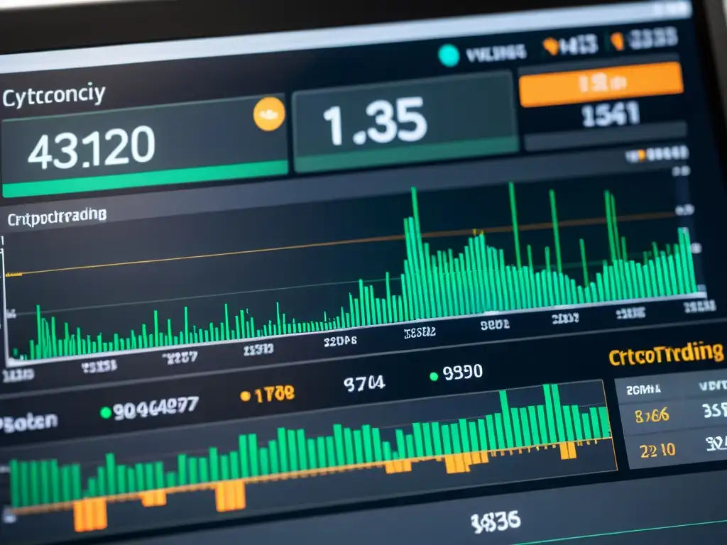 Detalles ultraprecisos de una plataforma de trading en BSD, con diseño minimalista y líneas nítidas