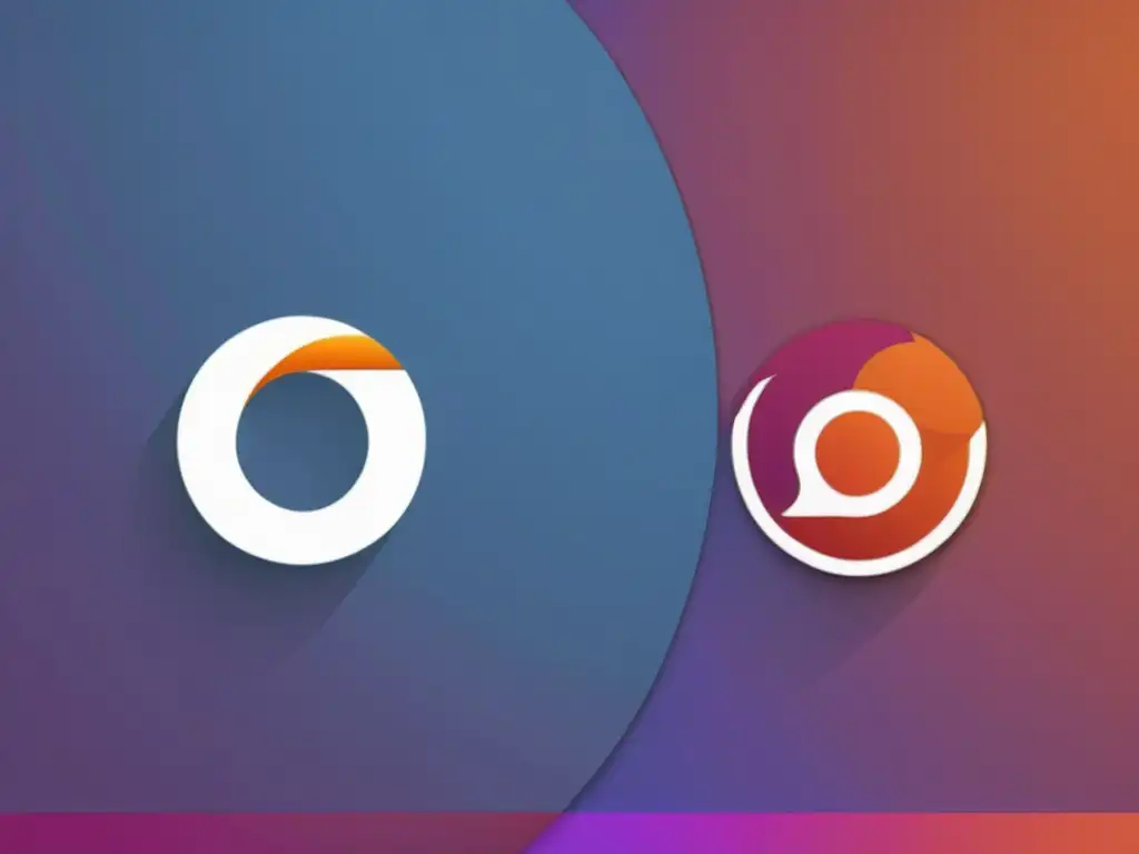 Diferencias entre Debian y Ubuntu para expertos: Comparación visual de interfaces, destacando diseño, aplicaciones y paleta de colores