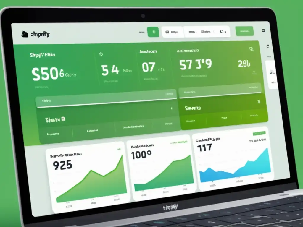 Dashboard de Shopify con Plugins de Automatización de Marketing Captura la eficiencia y la innovación con Plugins de automatización de marketing para Ecommerce en un moderno dashboard de Shopify