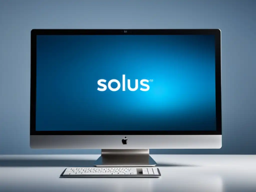 Una elegante experiencia de usuario en Solus OS, con un escritorio moderno y minimalista que refleja eficiencia y profesionalismo