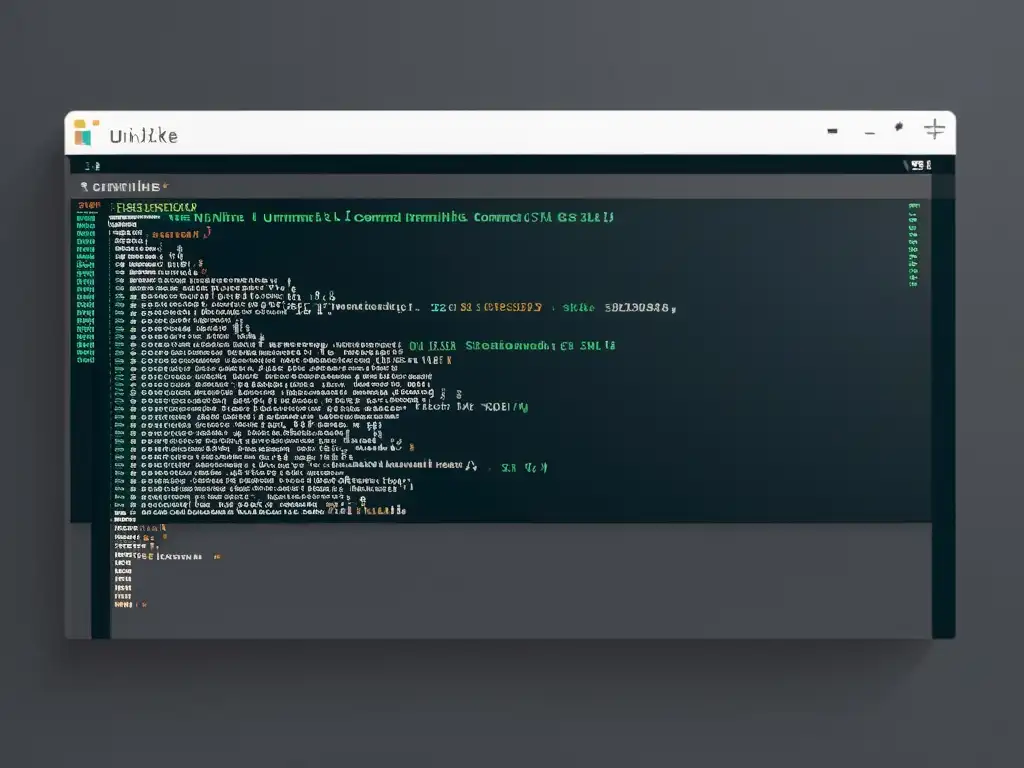 Un elegante y moderno interfaz de línea de comandos tipo Unix, mostrando las mejores prácticas de programación en entornos Unixlike