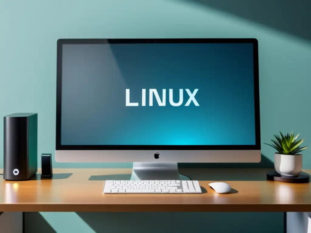 Un entorno Linux con integración de IA, en una imagen de alta resolución