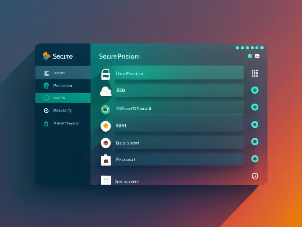 Una imagen que muestra la complejidad y robustez de las medidas de seguridad en sistemas operativos alternativos como Linux y BSD, con un diseño limpio y moderno que evoca profesionalismo y atención meticulosa a los detalles en la protección de datos sensibles y la integridad del sistema