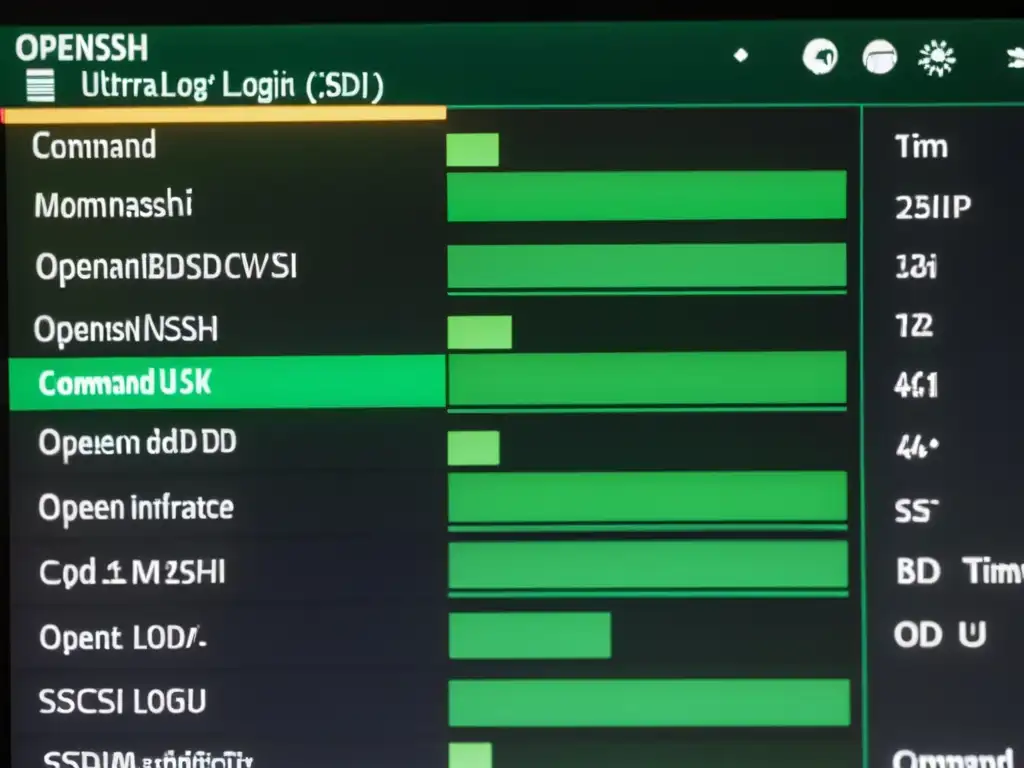 Una imagen detallada de la interfaz de línea de comandos de un sistema BSD, mostrando configuraciones avanzadas de OpenSSH