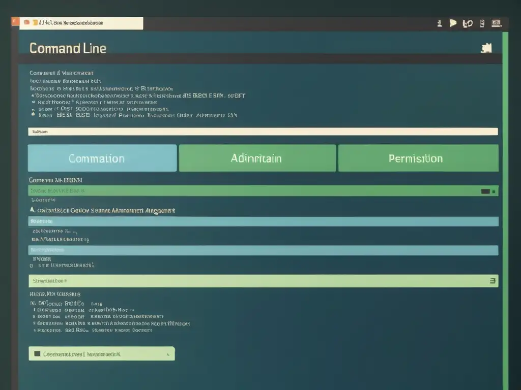 Una imagen minimalista de una interfaz de línea de comandos en un sistema BSD, mostrando la administración de usuarios y la gestión de permisos