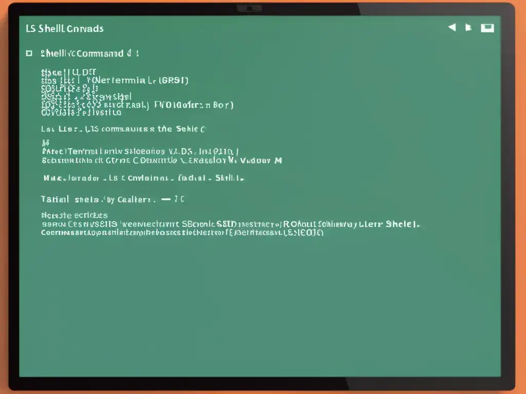 Imagen minimalista de una interfaz de línea de comandos en un sistema BSD, mostrando comandos básicos Shell BSD en una ventana clara y nítida