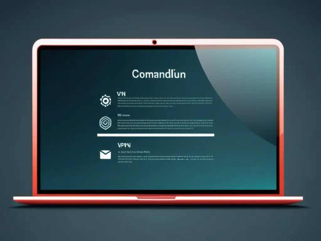 Una imagen minimalista y técnica de la configuración de VPN en Linux y BSD