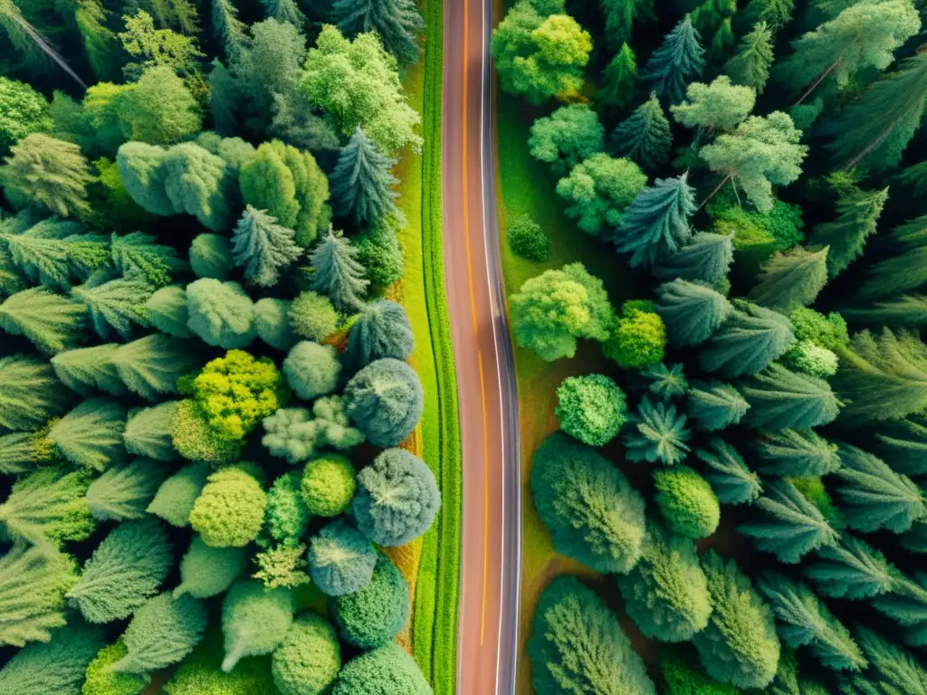 Camino bifurcado en el bosque: elegir sistemas operativos Imagen de senderos divergentes en un bosque, representando la idea de forking en sistemas operativos alternativos