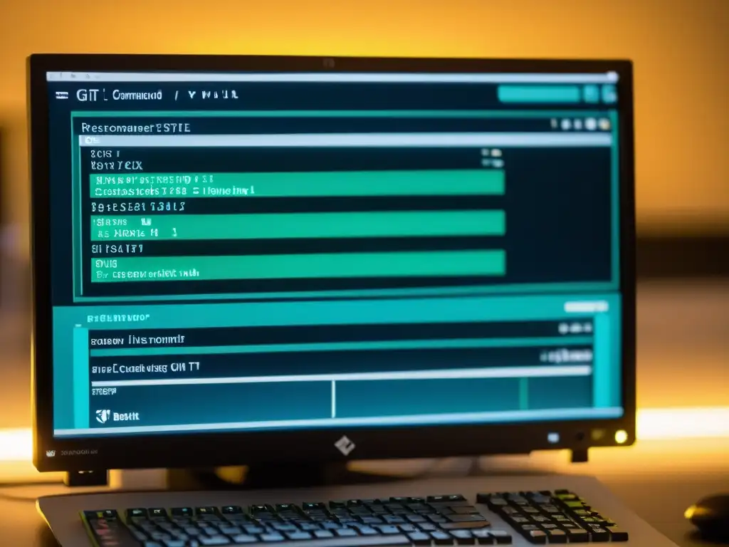 Imagen de terminal con comandos Git en Linux