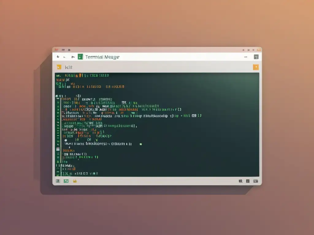 Terminal Linux con Apt: Precisión y Expertise Imagen de un terminal de Linux con el gestor de paquetes Apt, transmitiendo expertise y precisión