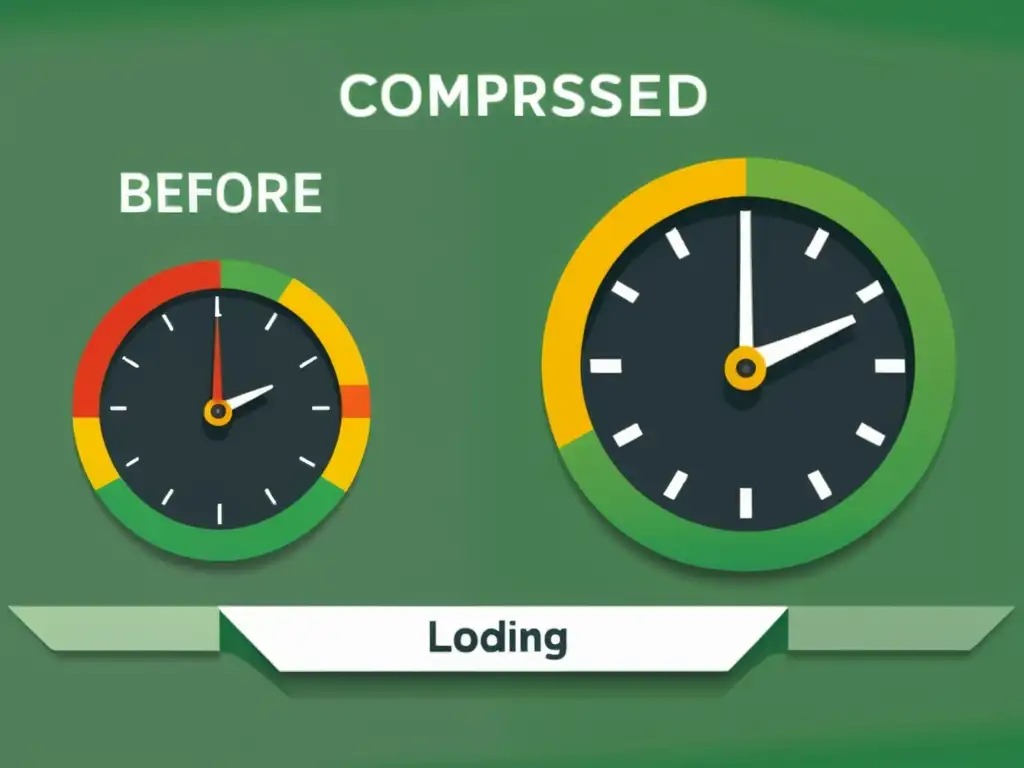 Comparación de imágenes antes y después de la optimización para ecommerce