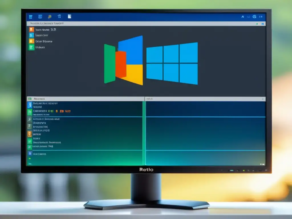 Comparación impresionante de compatibilidad aplicaciones Windows en ReactOS, con interfaces nítidas y colores cautivadores