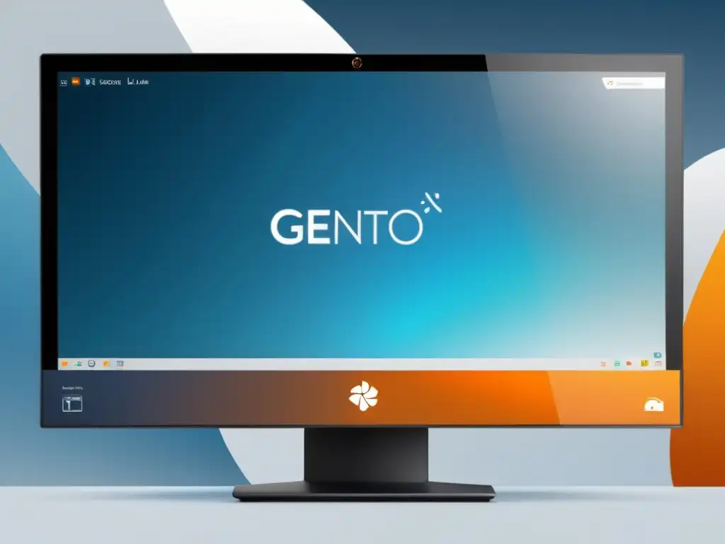 Una impresionante imagen en alta resolución muestra un elegante escritorio de Gentoo Linux, destacando la personalización extrema en Gentoo Linux