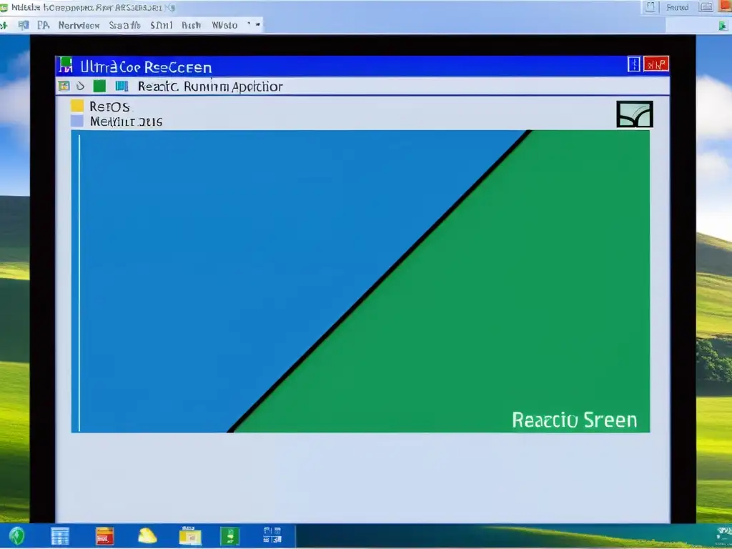 Una impresionante imagen que muestra la compatibilidad de aplicaciones Windows en ReactOS, con cada detalle del software en acción