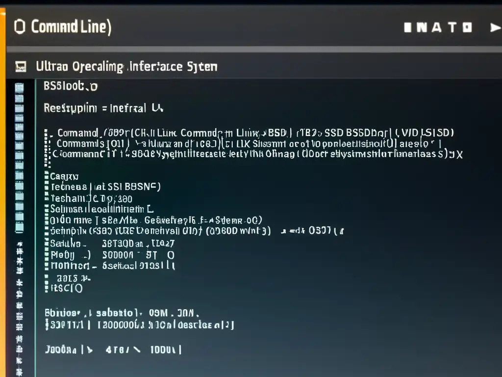 Interfaz de línea de comandos de alta resolución en un sistema Linux o BSD