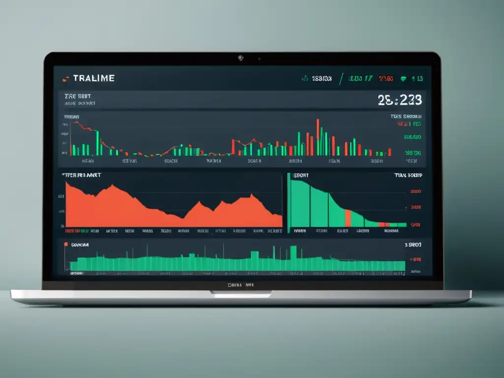 Interfaz de plataforma de trading moderna y minimalista, optimizada para Linux