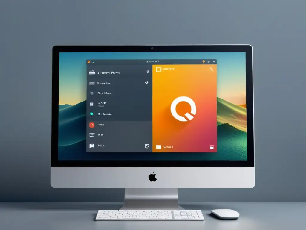 Interfaz de sistema operativo de código abierto, minimalista y moderna