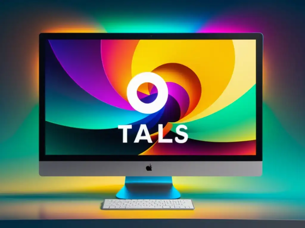 Interfaz del sistema operativo Tails Linux en 8k, con diseño moderno y colores vibrantes que simbolizan la seguridad y anonimato