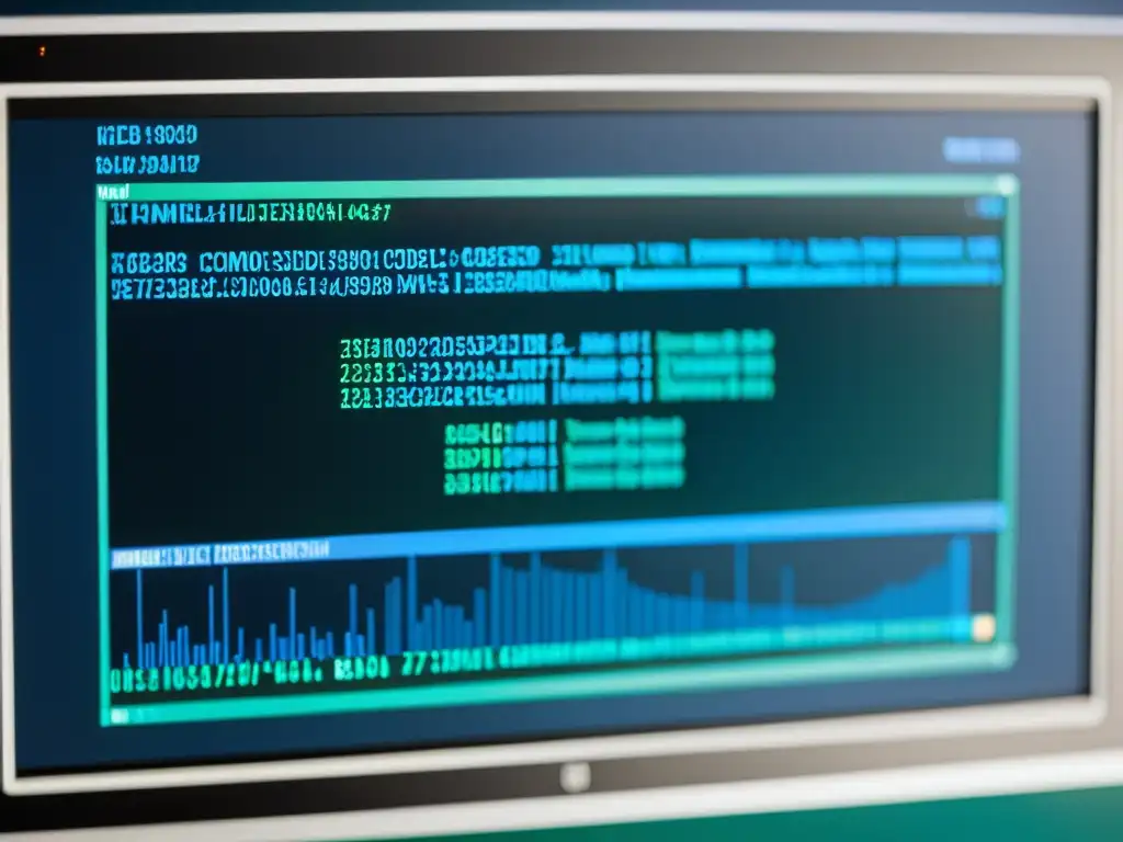 Monitor de ordenador con interfaz de línea de comandos detallada mostrando configuración avanzada kernel BSD en fuente moderna y colores profesionales