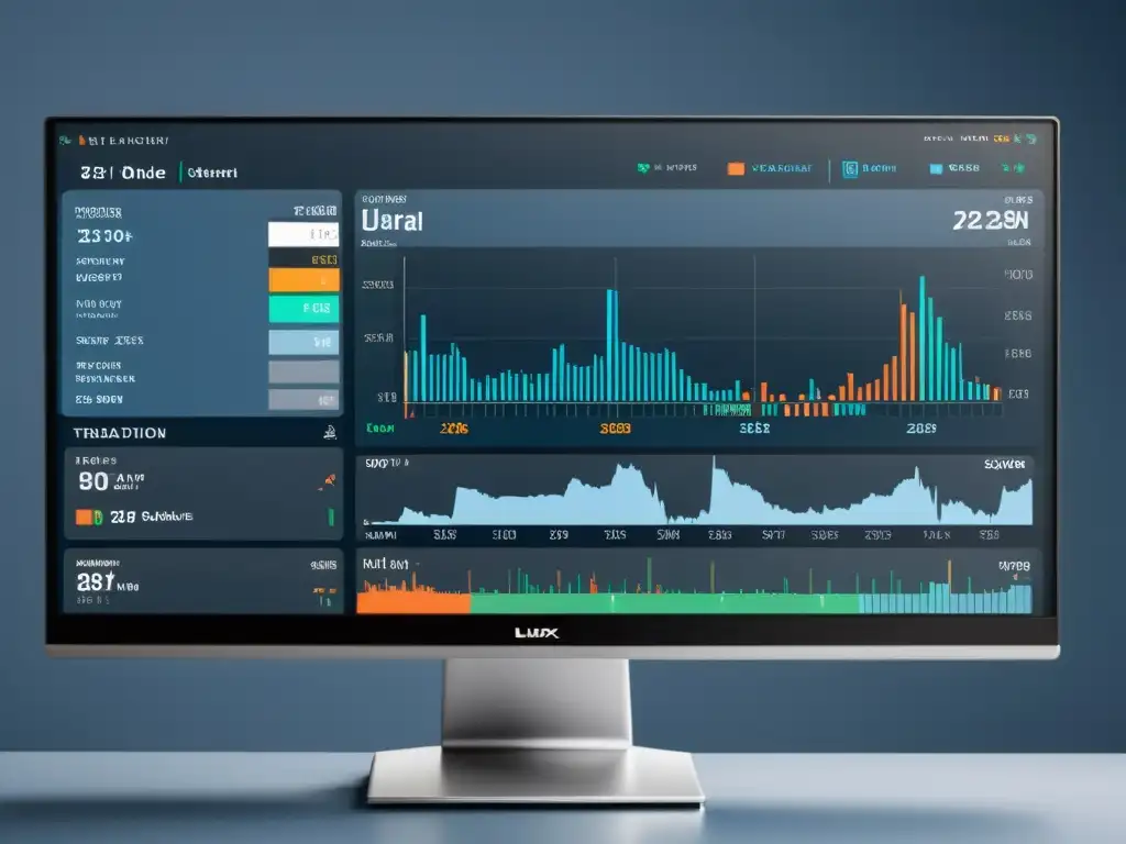 Monitor de trading con interfaz moderna y minimalista para Linux