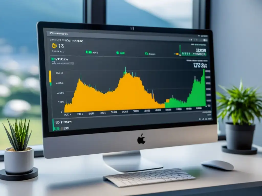 Optimización de plataformas CriptoTrading en Linux: imagen de escritorio con múltiples ventanas de trading de criptomonedas, diseño minimalista y eficiencia profesional