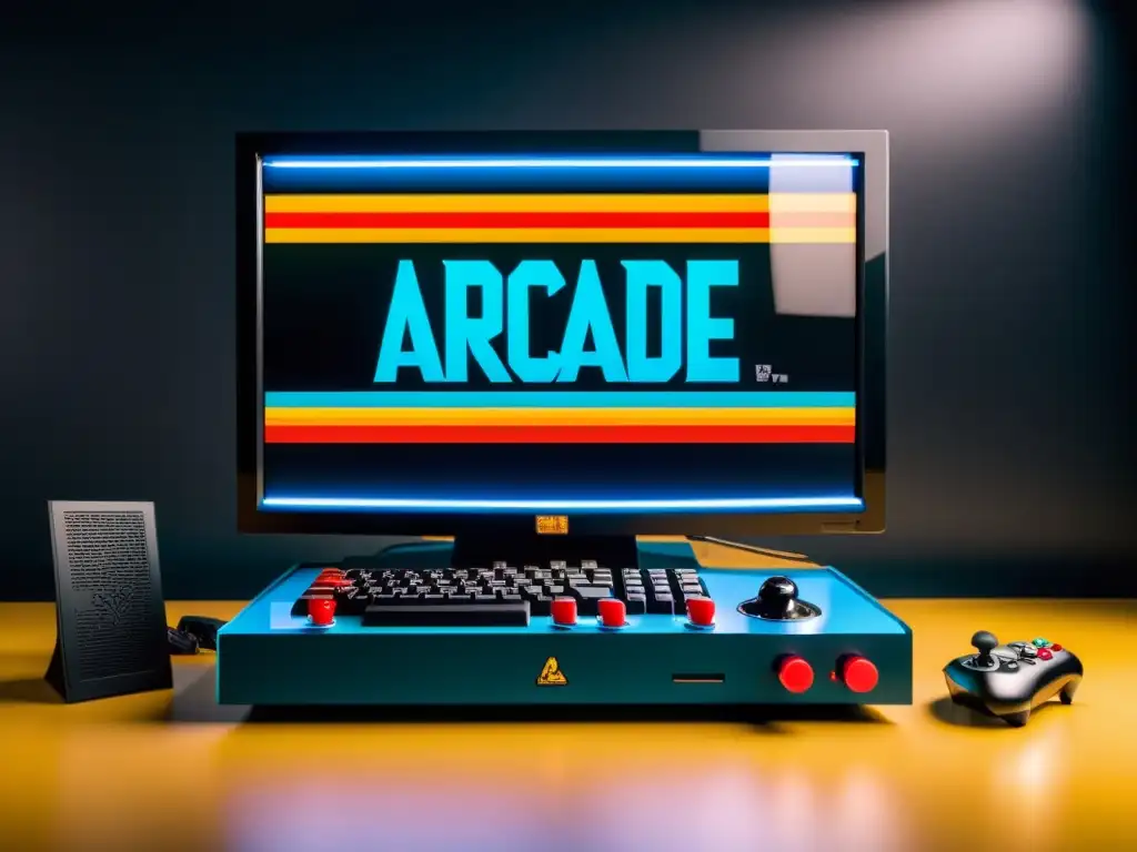 Un PC personalizado con diseño retro convierte PC en consola retro con juego arcade y emuladores de Lakka OS