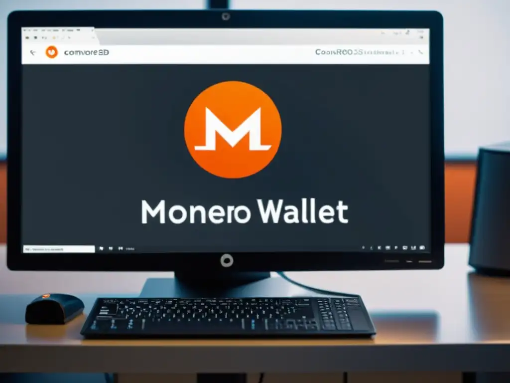 Una persona se enfoca en configurar un Monero wallet en un sistema BSD