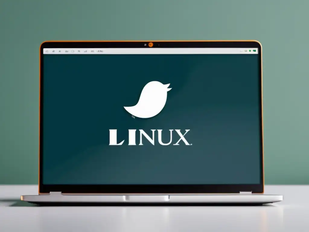 Un portátil moderno muestra los logotipos de Linux y BSD en una interfaz de línea de comandos, destacando el posicionamiento estratégico de sistemas operativos alternativos en un entorno profesional y tecnológico