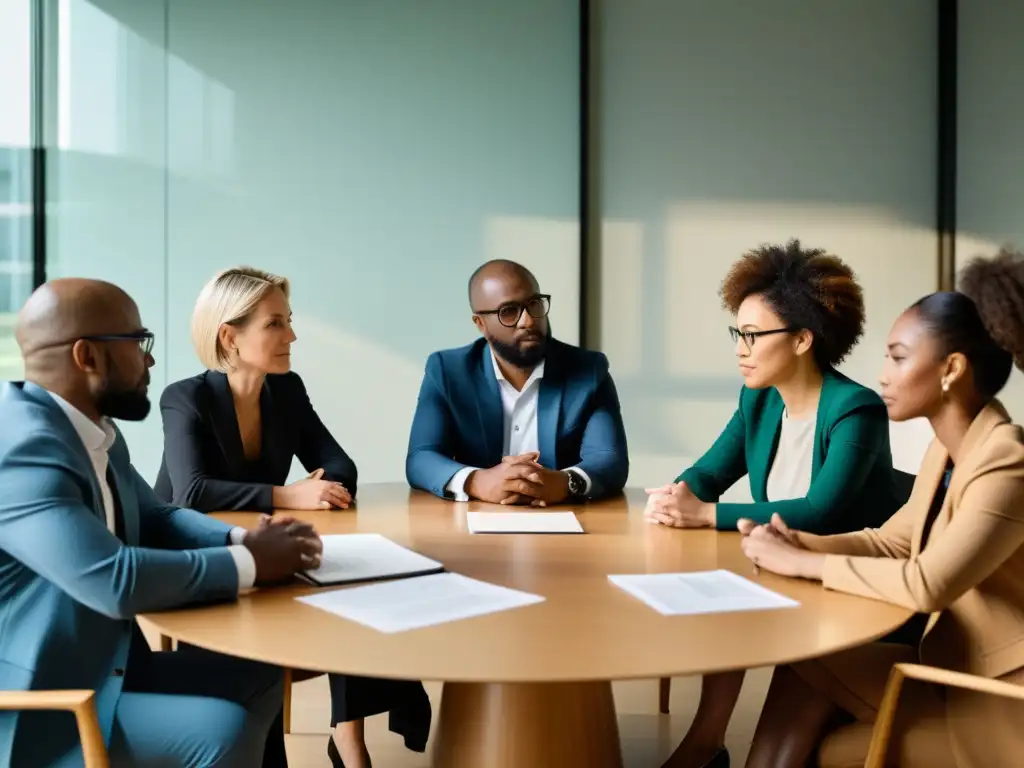 Profesionales diversificados participan en un intenso y colaborativo debate en la mesa