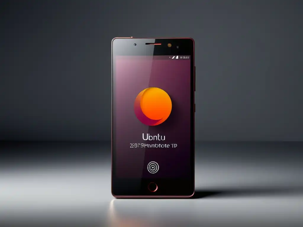 Prototipo del smartphone Ubuntu Edge en un elegante diseño vanguardista