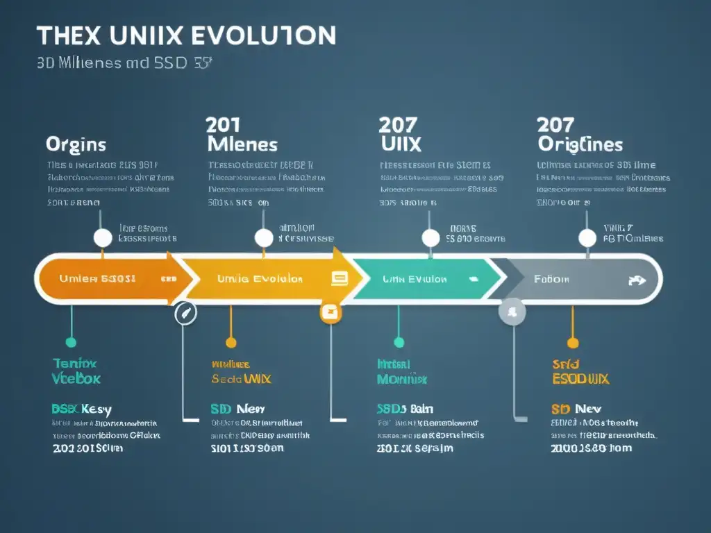 Un recorrido detallado por la evolución de Unix, destacando hitos y figuras clave